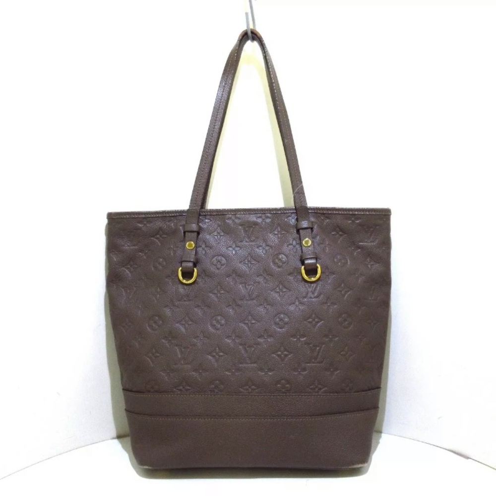 Louis Vuitton LEATHER TOTE AND POUCH BAG - Picture 4 of 11